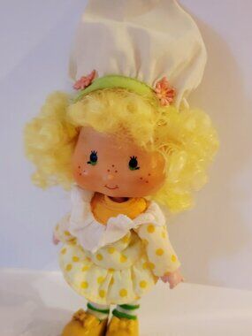 Vintage Lemon Meringue Doll From Strawberry Shortcake collection, 1979